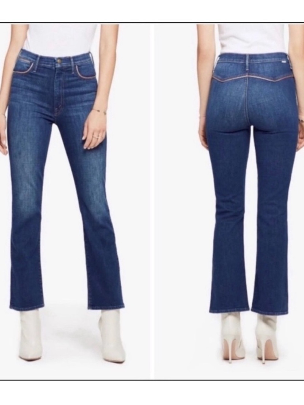 MOTHER The Snap Hustler Ankle Jean sz 27 straight bootcut